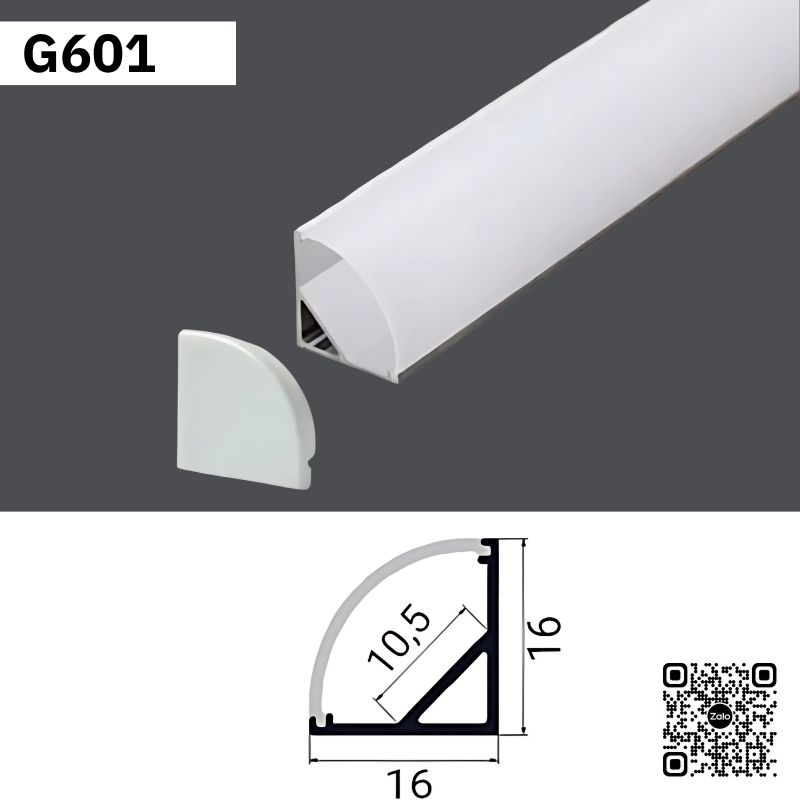 Thanh Nhôm Định Hình Lắp Góc 2 Mét | G601